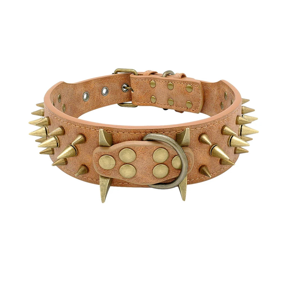 Heavy Duty & Comfortable Spike Collar