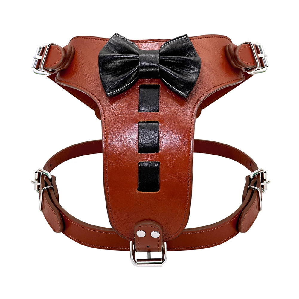 Bowknot Adjustable Leather Harness