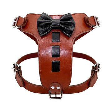 Bowknot Adjustable Leather Harness