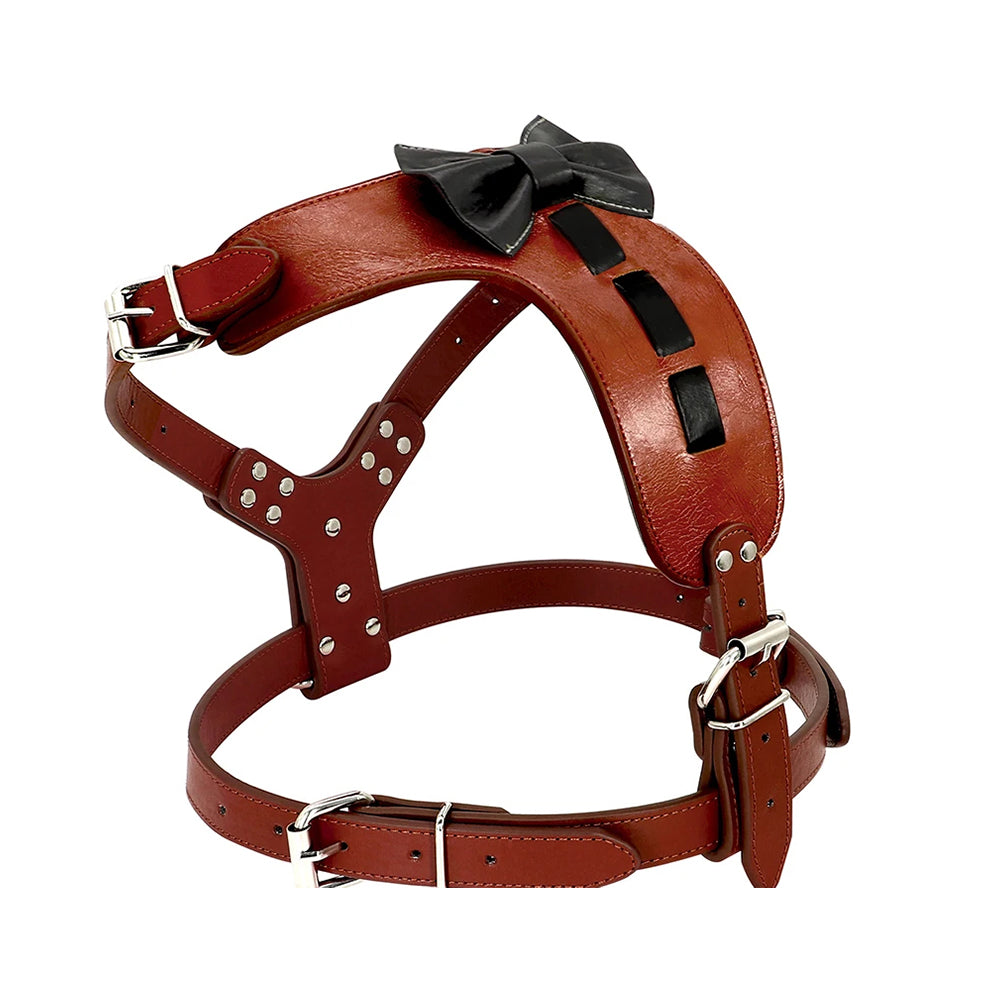 Bowknot Adjustable Leather Harness