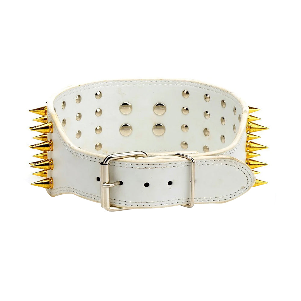 3" Wide Studded Spike Collar