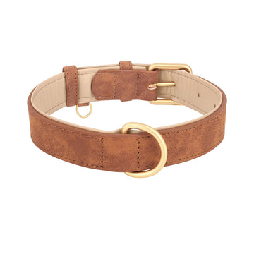 Soft Padded & Durable Leather Collar