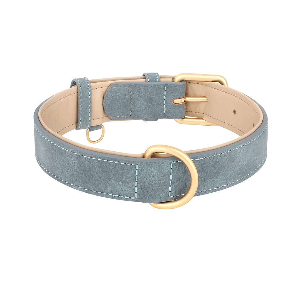 Soft Padded & Durable Leather Collar