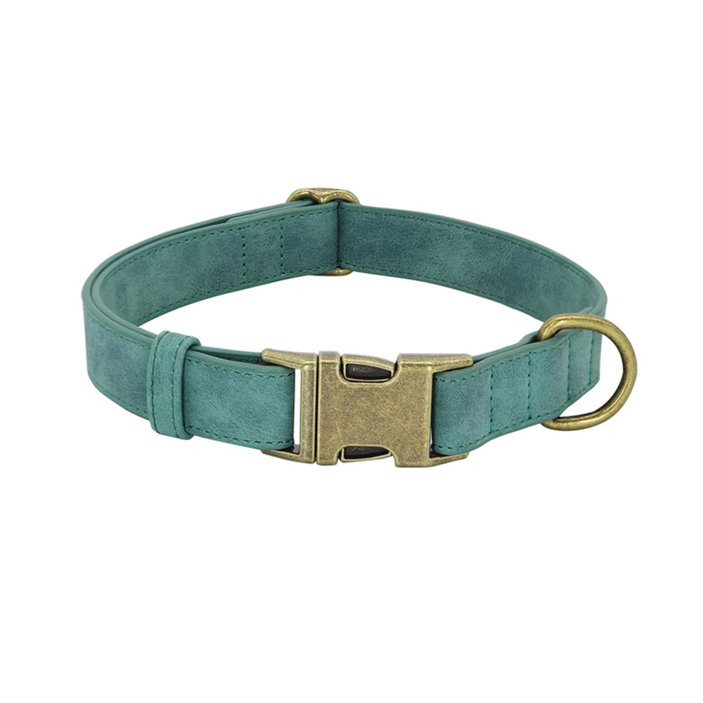 Fashion Soft Padded Leather Pet Collar