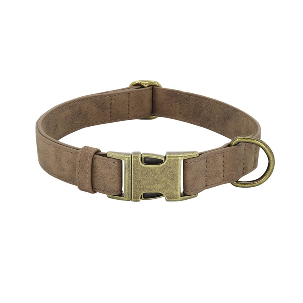 Fashion Soft Padded Leather Pet Collar