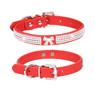 Pendant Bling Studded Pet Rhinestone Collar