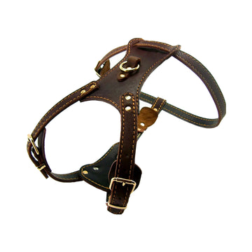 Durable Large Dogs Leather Harness