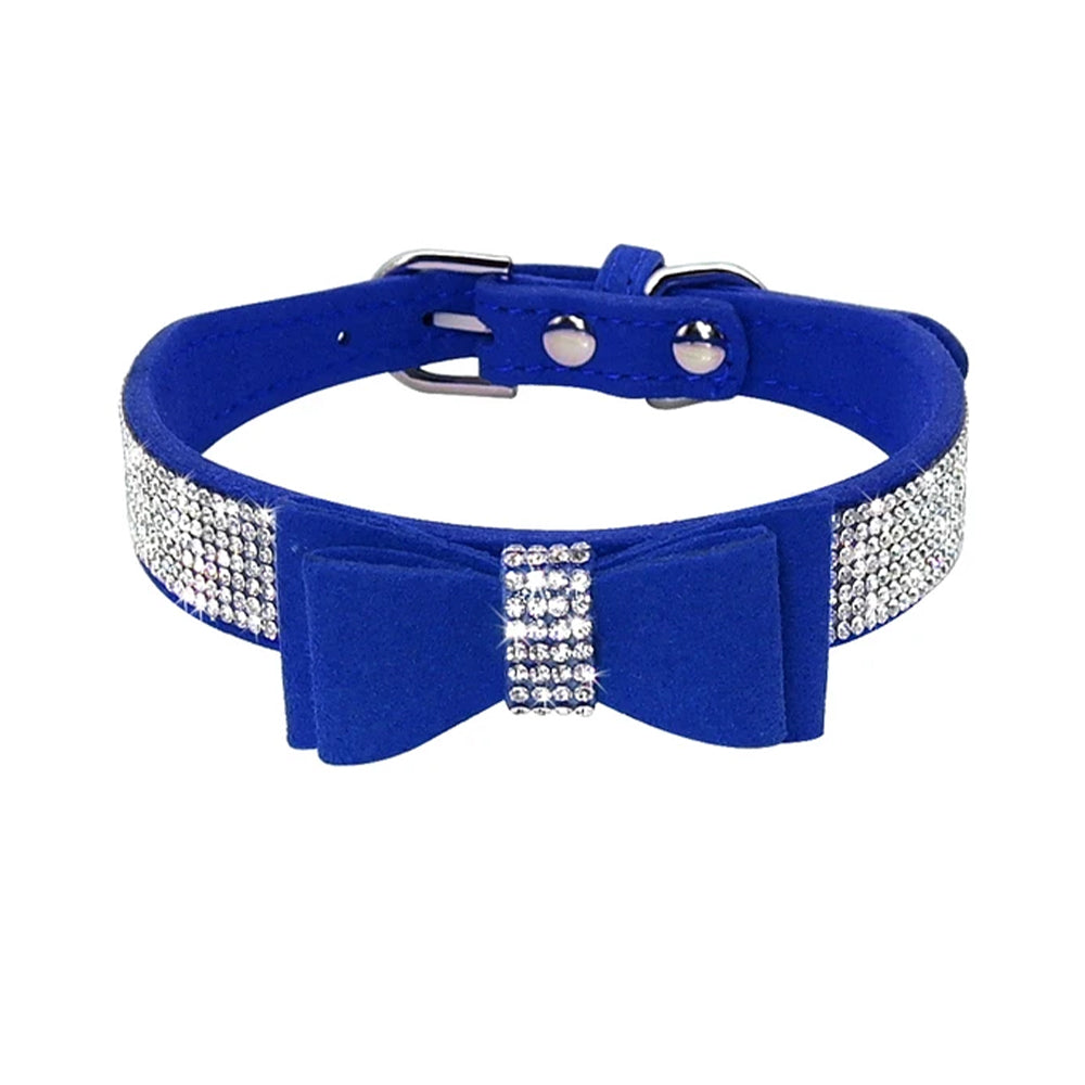 BowKnot Style Bling Pet Rhinestone Collar