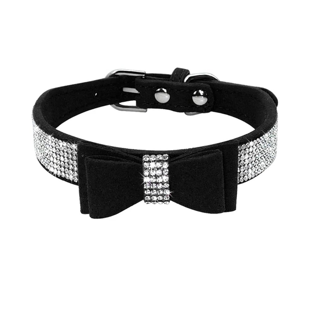 BowKnot Style Bling Pet Rhinestone Collar