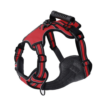 Vest With Handle Pets Reflective Harness