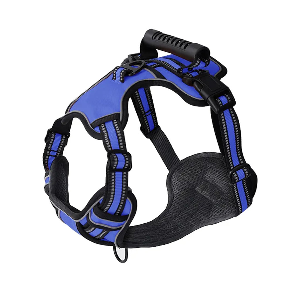 Vest With Handle Pets Reflective Harness