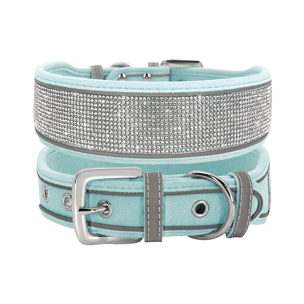 Adjustable Shiny Rhinestone Collar